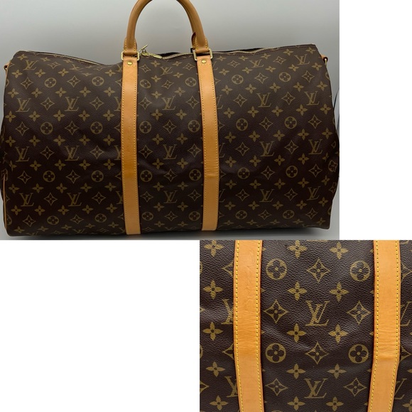 ❌SOLD❌Authentic Louis Vuitton monogram Keepall Bandoliere 55 - Picture 6 of 17
